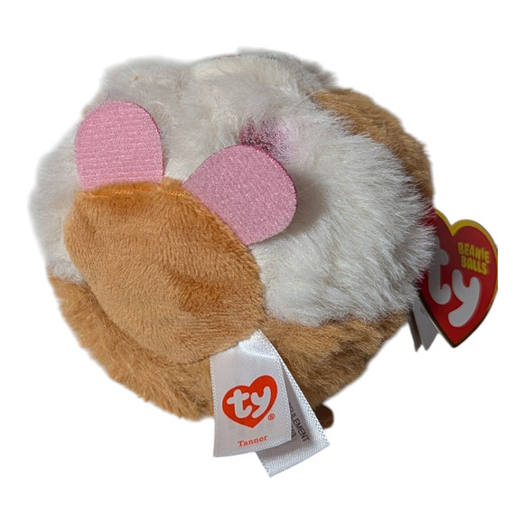 Tanner - Dog - Ty Puffies Collection - NWT - Brown/White Plushie - Picture 8 of 8